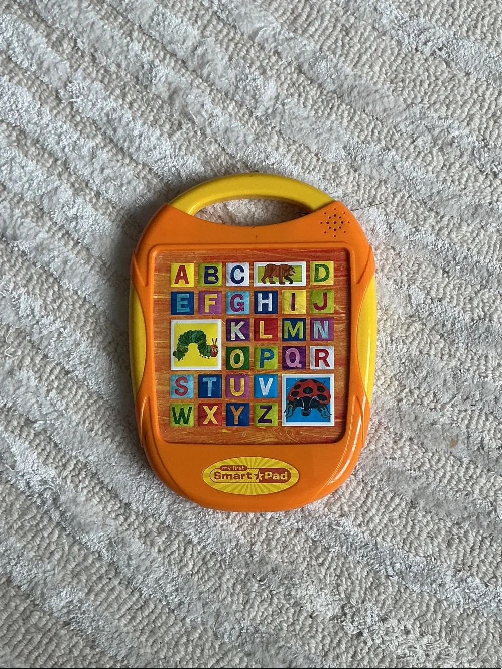 - Orange and Yellow Alphabet Learning Toy
